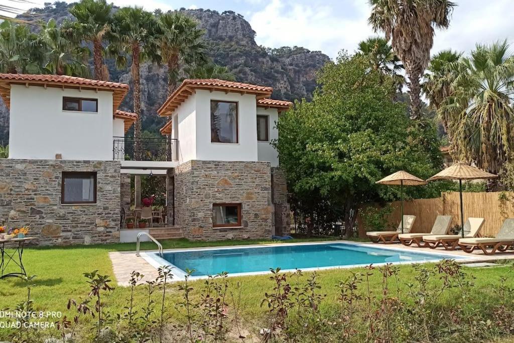 Villa Merry - Dalyan Stonehouse With Palmtrees, 50M To River Ortaca  Buitenkant foto